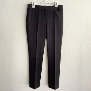 Ann Taylor Black Straight Trouser Pant